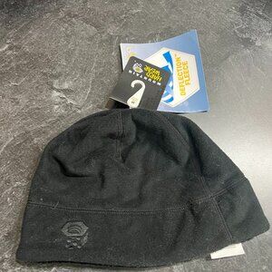 Mountain Hardwear Hat Beanie Posh Dome Womens Black Windstopper Fleece Gore NWT
